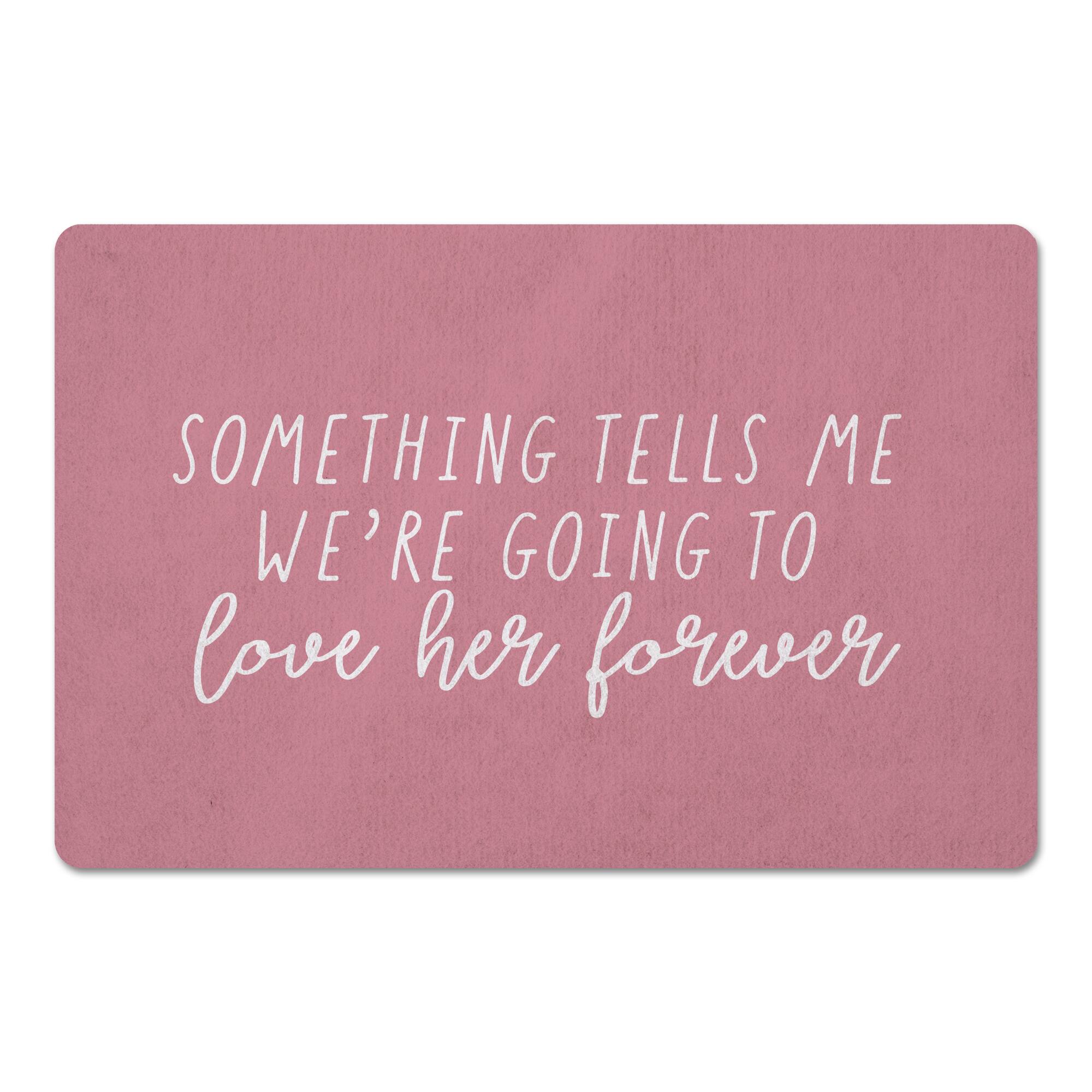 18" x 27" Love Her Forever Floor Mat